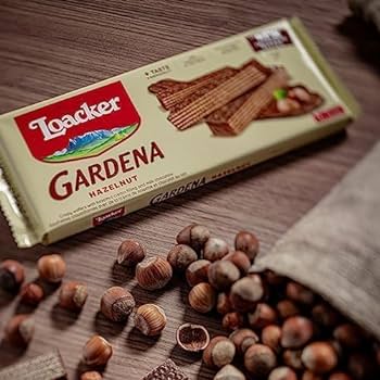 Loacker Gardena - Chocolate Coated Italian Hazelnut Luxury Wafers