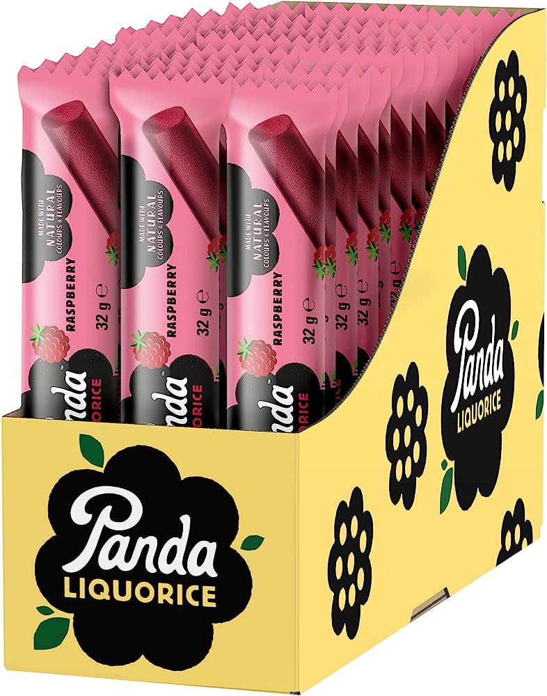 Panda Liquorice Raspberry Flavour