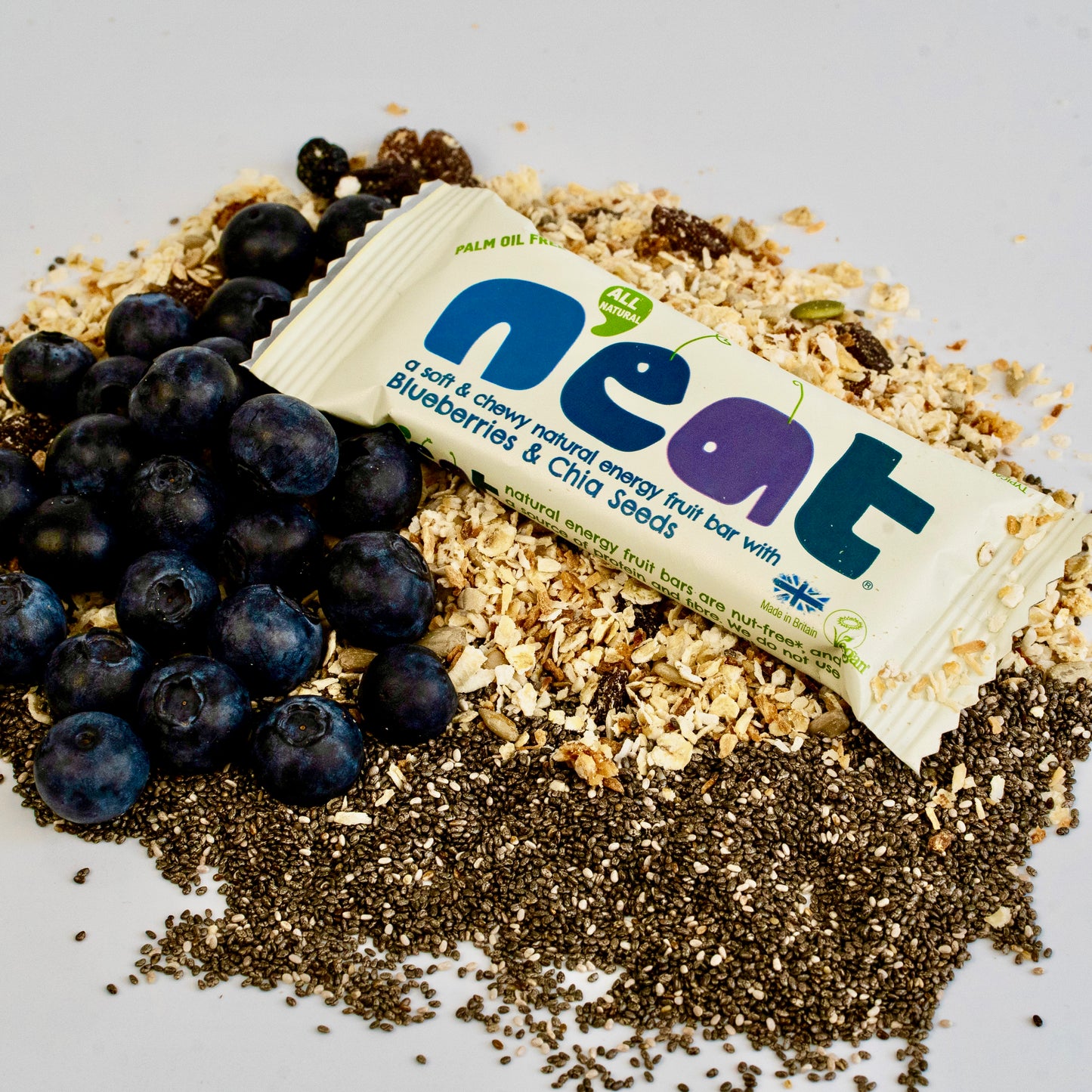 N'EAT Natural Energy Bar - Blueberry & Chia Seeds