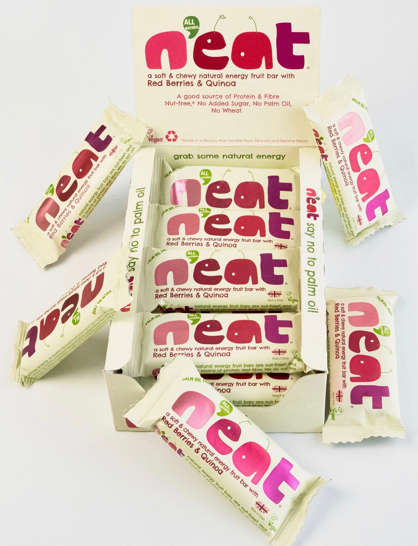 N'EAT Natural Energy Bar - Red Berry & Quinoa