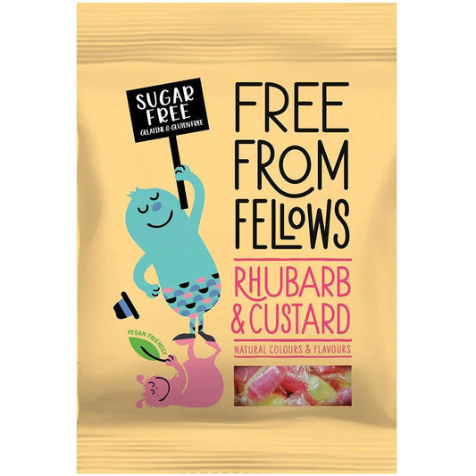 Free From Fellows Vegan Sugar Free Sweets Rhubarb Custards