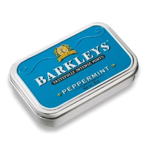 Barkleys Classic Mints Peppermint Flavour - Retro Tin