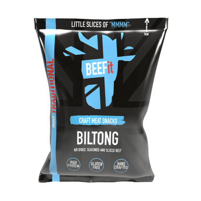 Beefit Truly Traditional Cured Biltong Meat Snack 25g