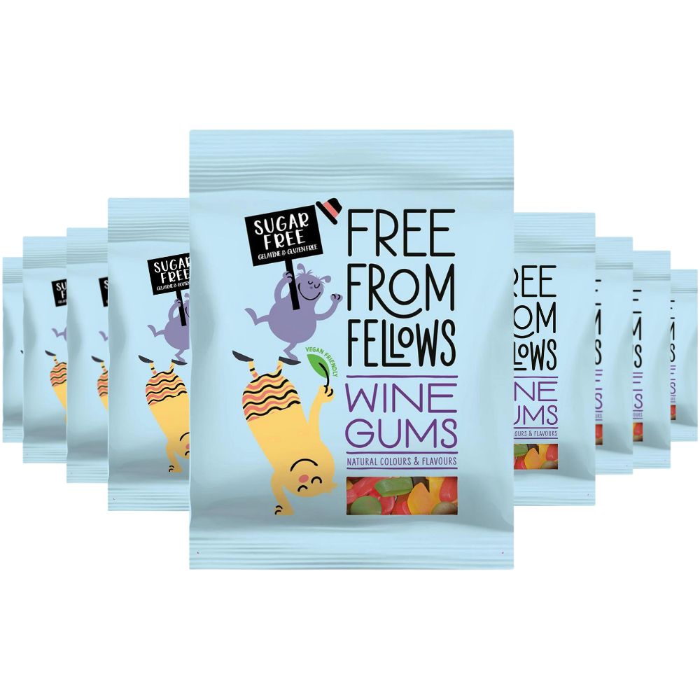 Free From Fellows Vegan Sugar Free Sweets Wine Gums