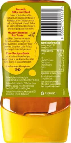 Nutritional Informations Capilano Natural Australian Honey, Aussie Bush, smooth, silky & bold