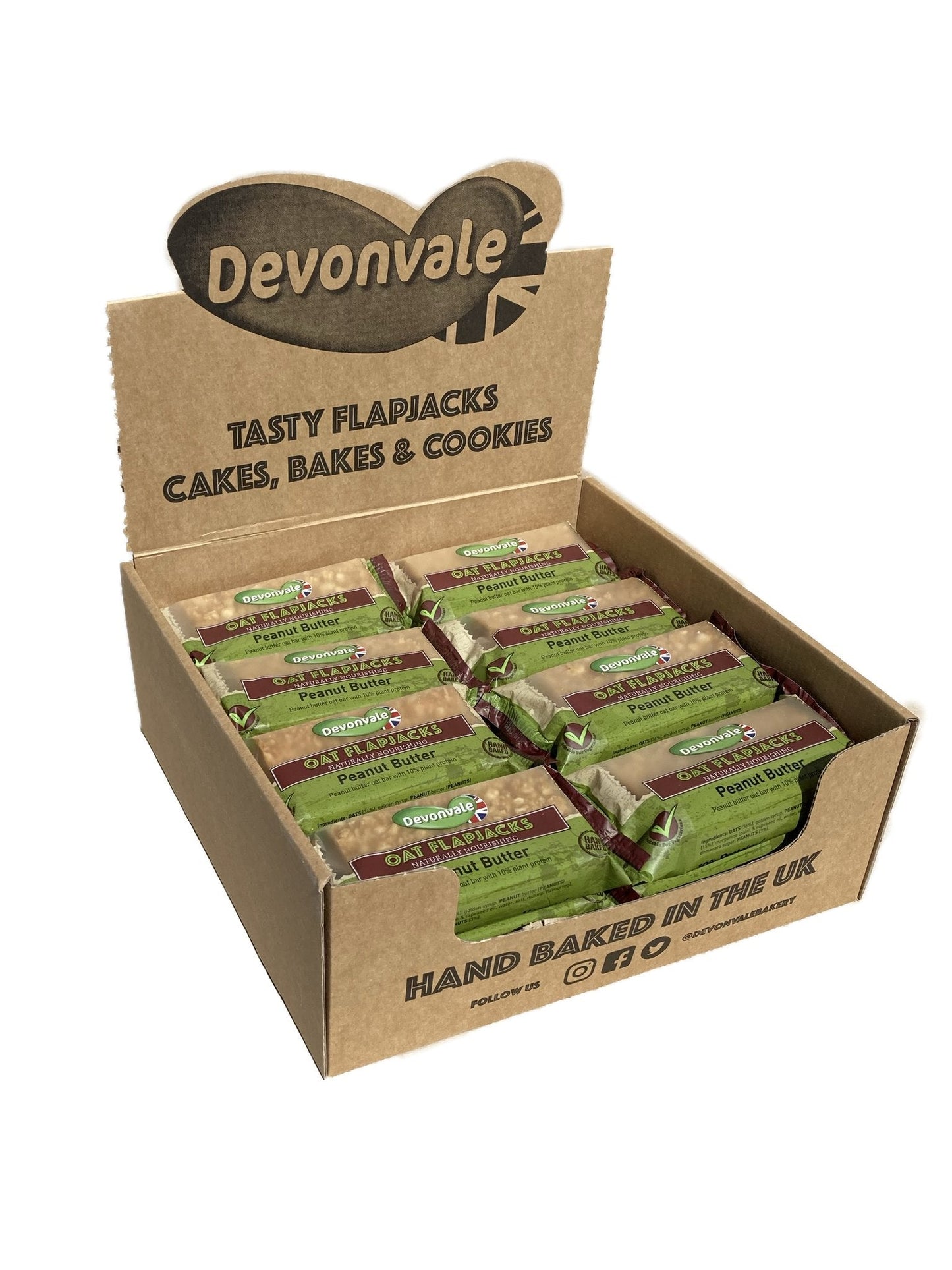 Devonvale Luxury Flapjacks Peanut Butter