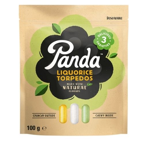 Panda Liquorice Licorice Torpedoes Torpedos 100g