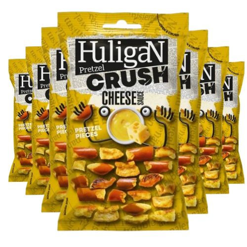 Case of Huligan Sourdough Pretzel Crush Cheddar Cheese Flavour 