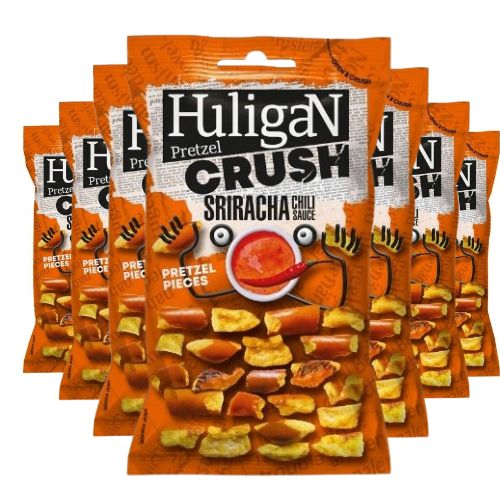 Case of Huligan Sourdough Pretzel Crush Sriracha Chilli Flavour