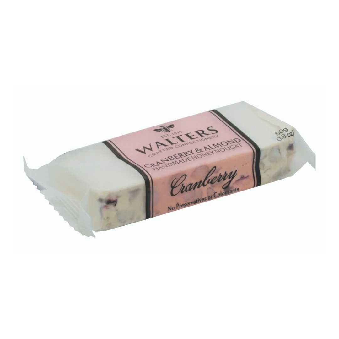 Walter's Handmade Honey Nougat Cranberry
