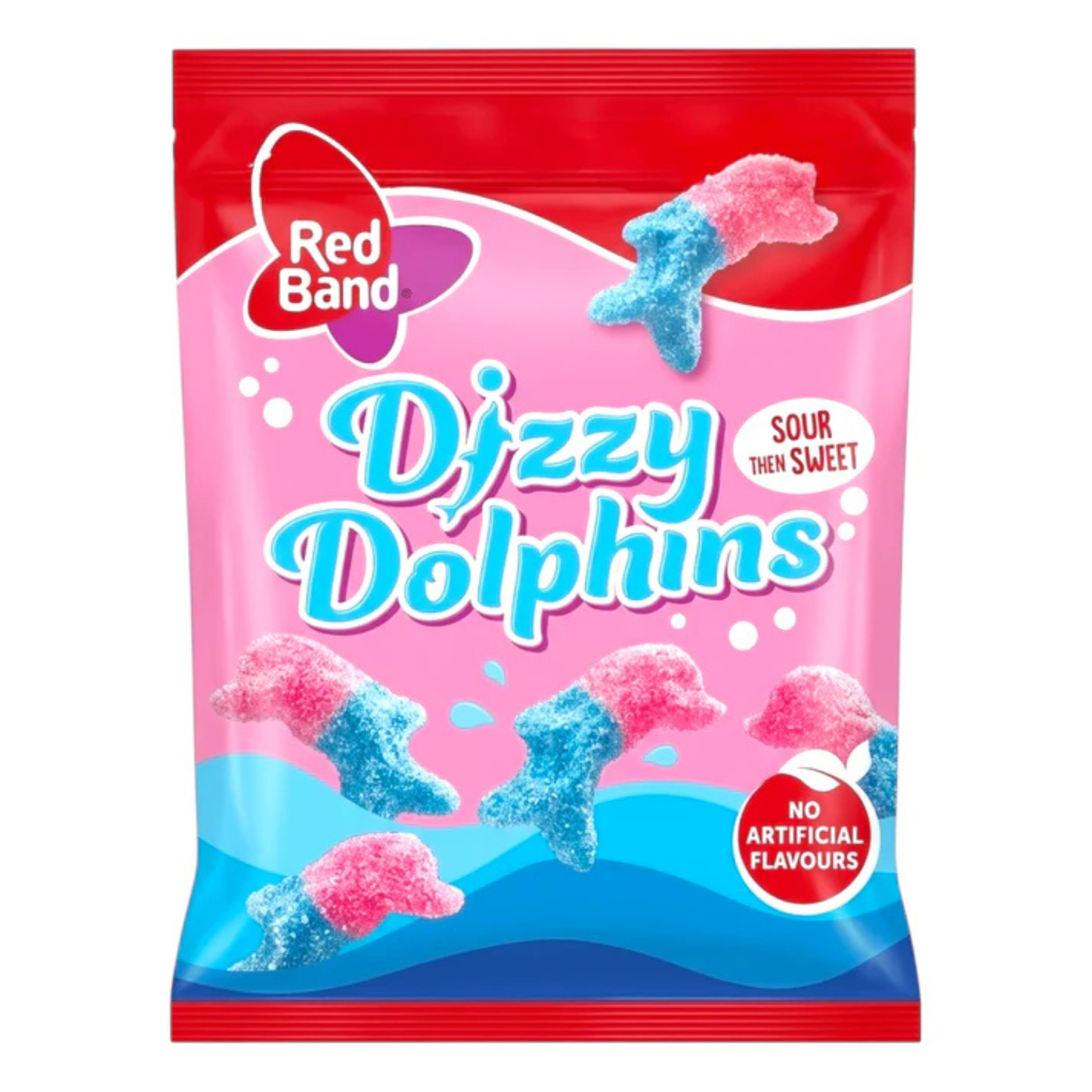 Red Band Fruit & Sour Sweets Bags | Swedish Fish, Dolphins & Starfish