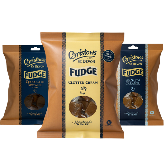 Bristow’s of Devon Handmade Fudge Bags – 150g (3 Flavours)
