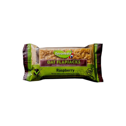 Devonvale Raspberry Oat Flapjack (Hand Baked)